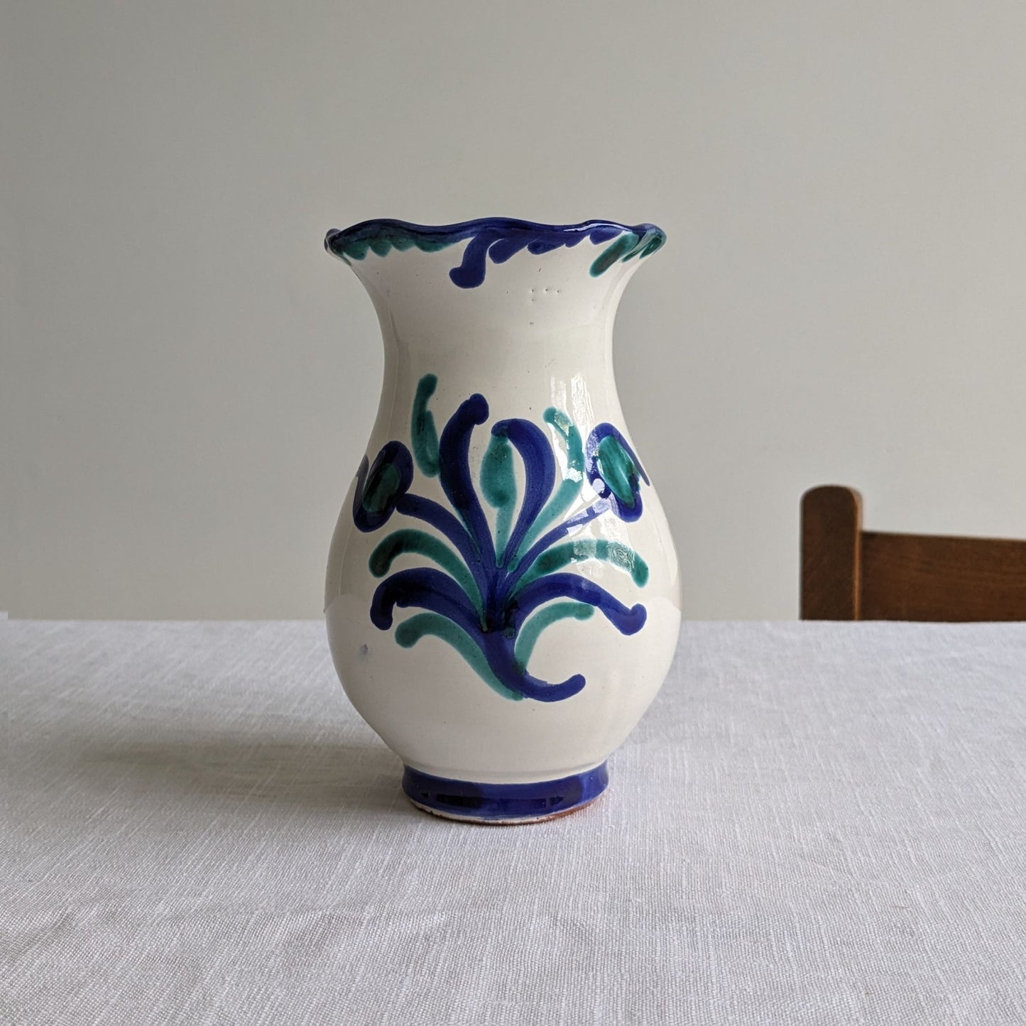 Spanish Fajalauza Vase