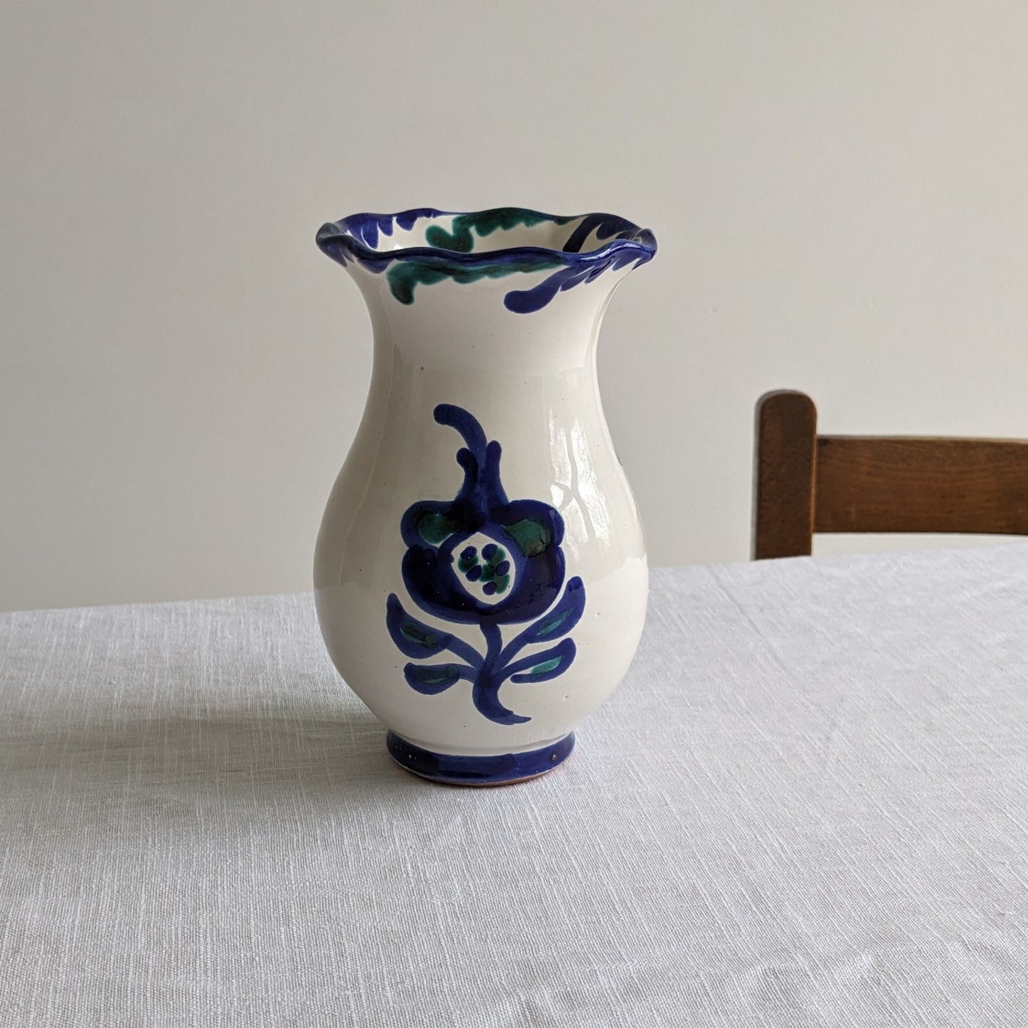 Spanish Fajalauza Vase