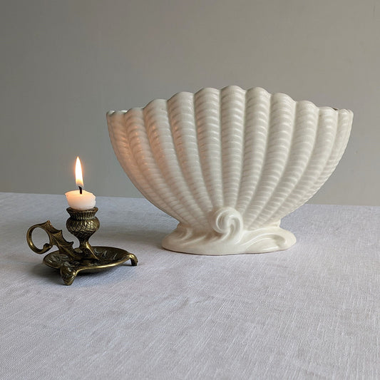 Falcon Shell Mantle Vase