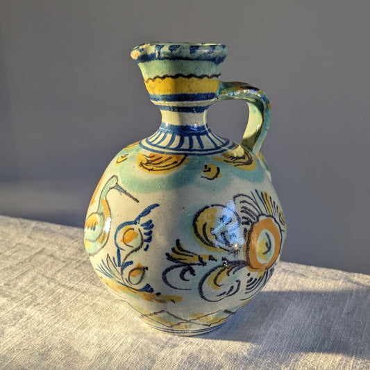 Rustic Folk Art Flagon