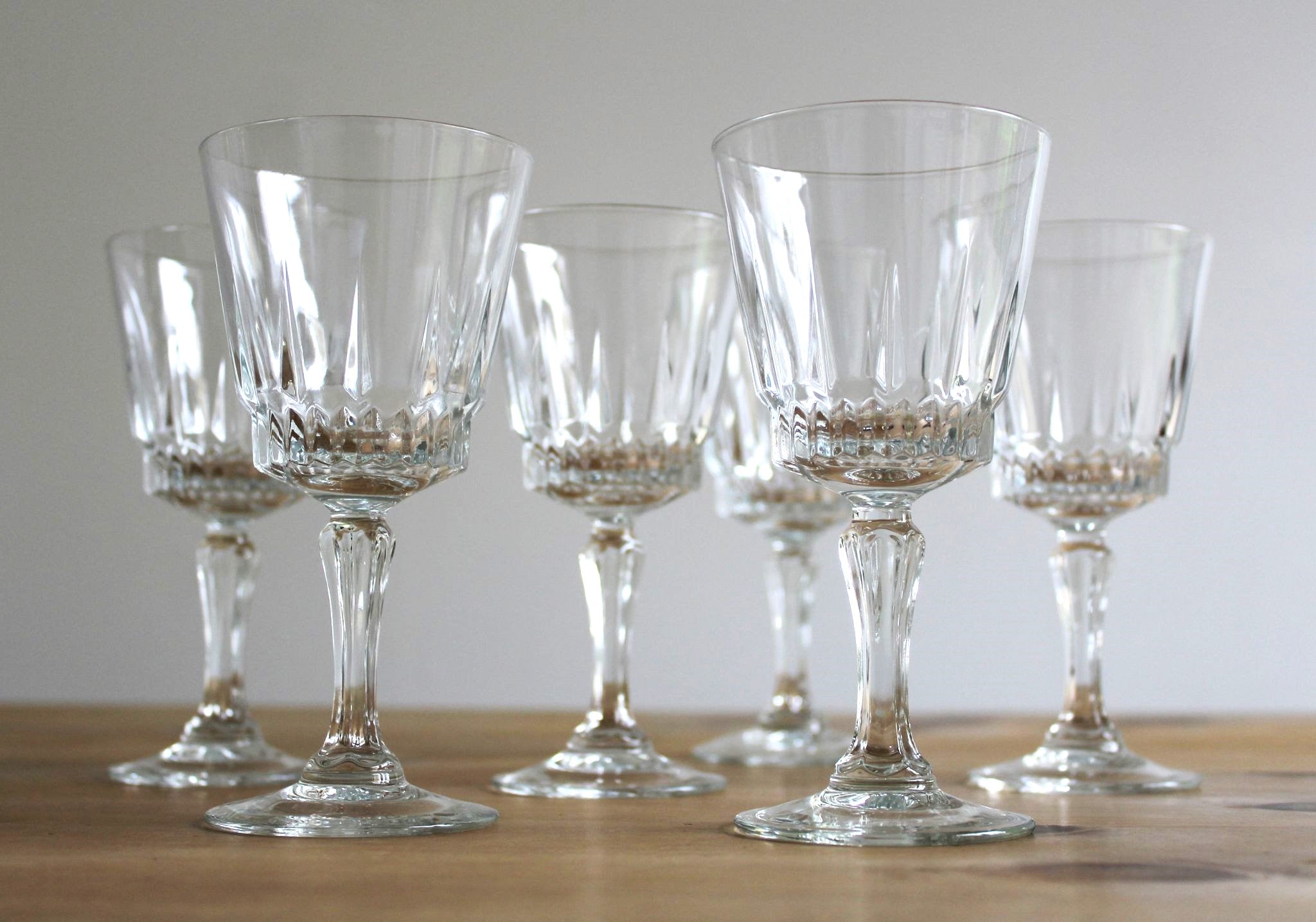 Vintage french champagne clearance glasses