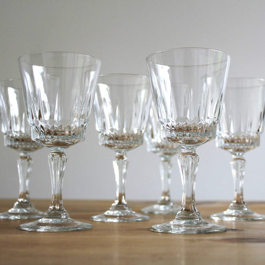 Vintage French Wine Glasses