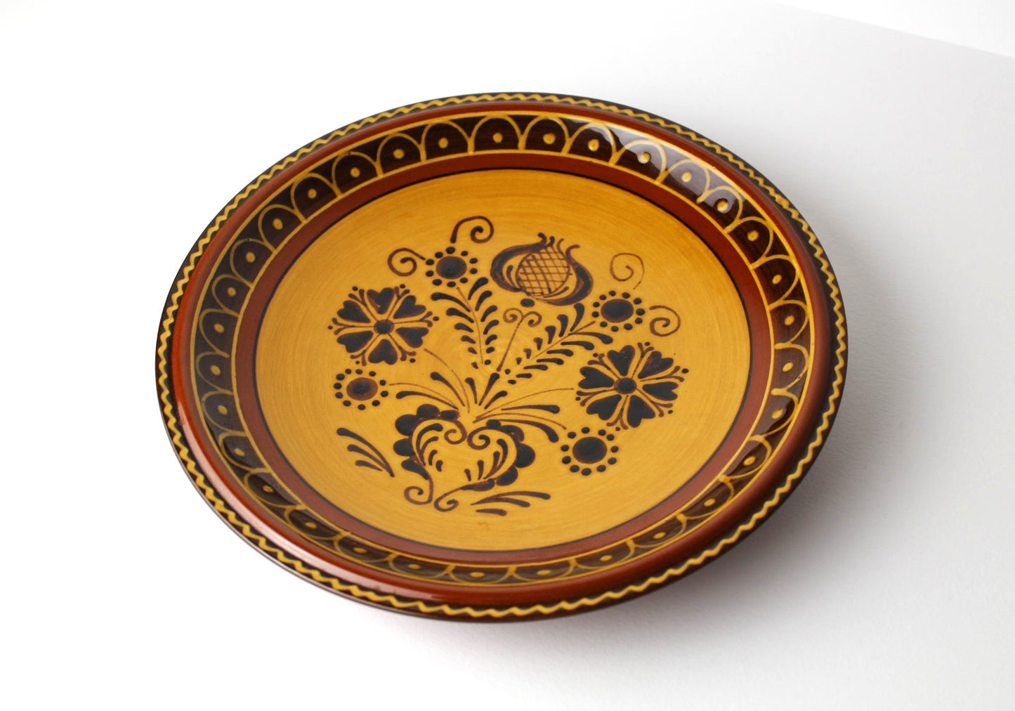 German Folk Art Plate