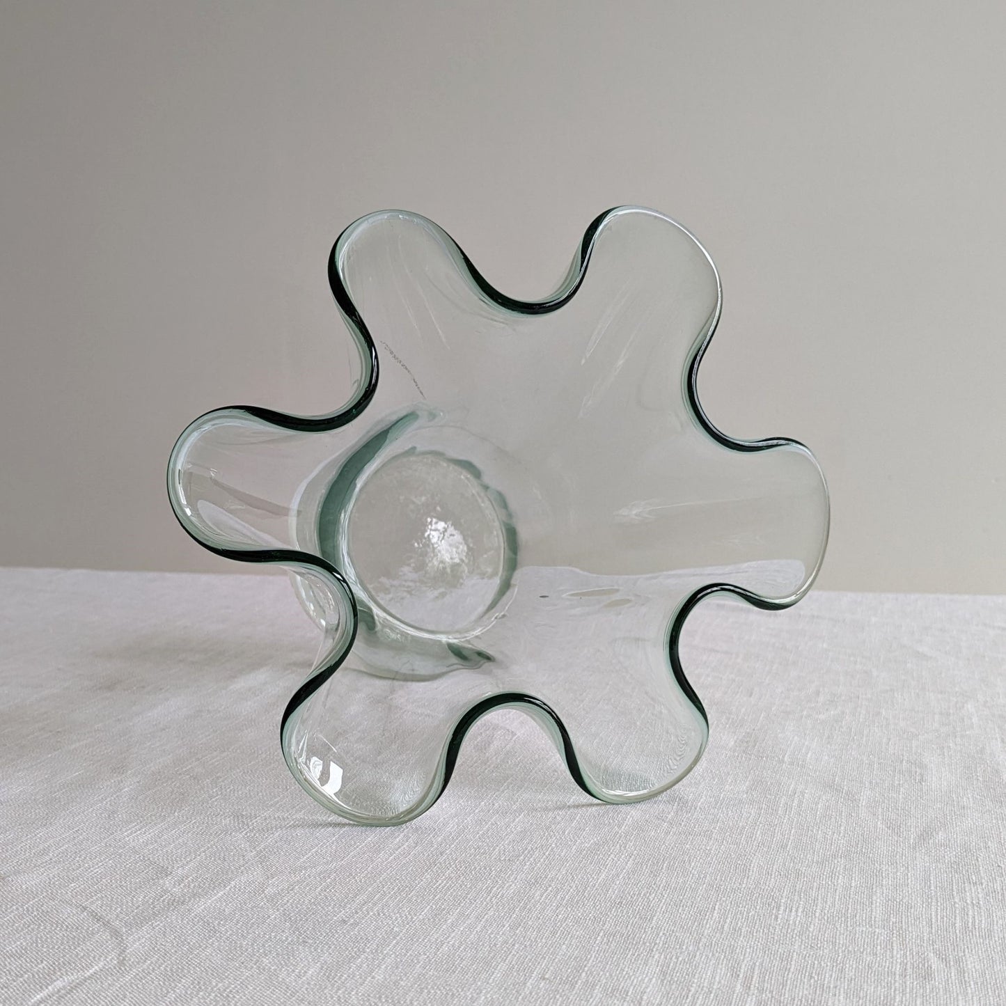 Ruffle Top Vase