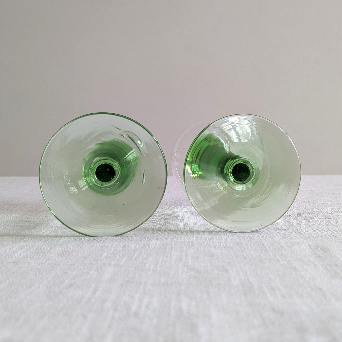 Chunky Green Stem Glasses