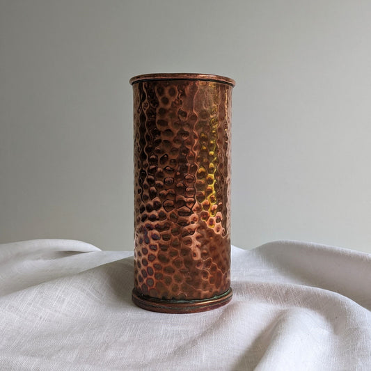 Hammered Copper Vase