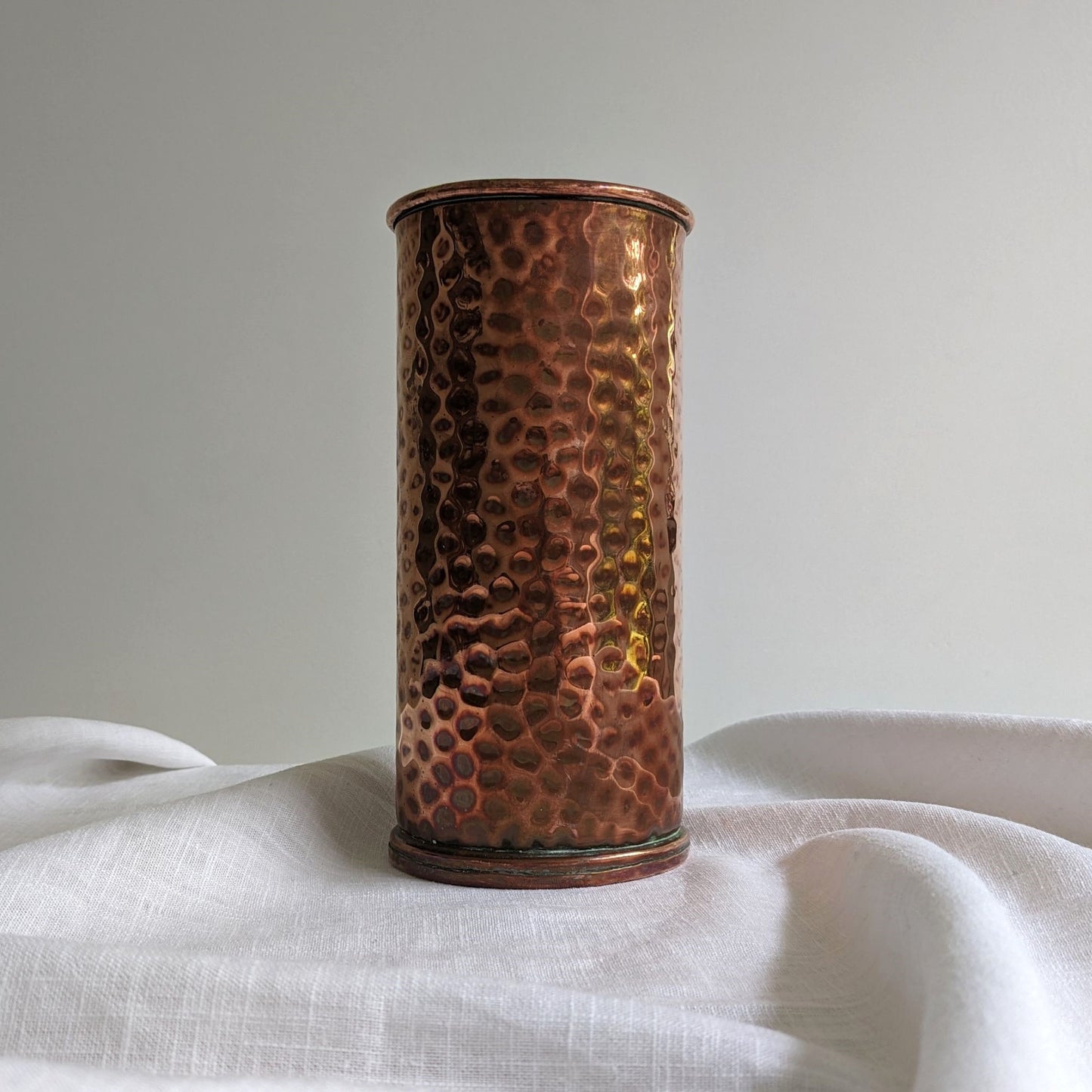 Hammered Copper Vase