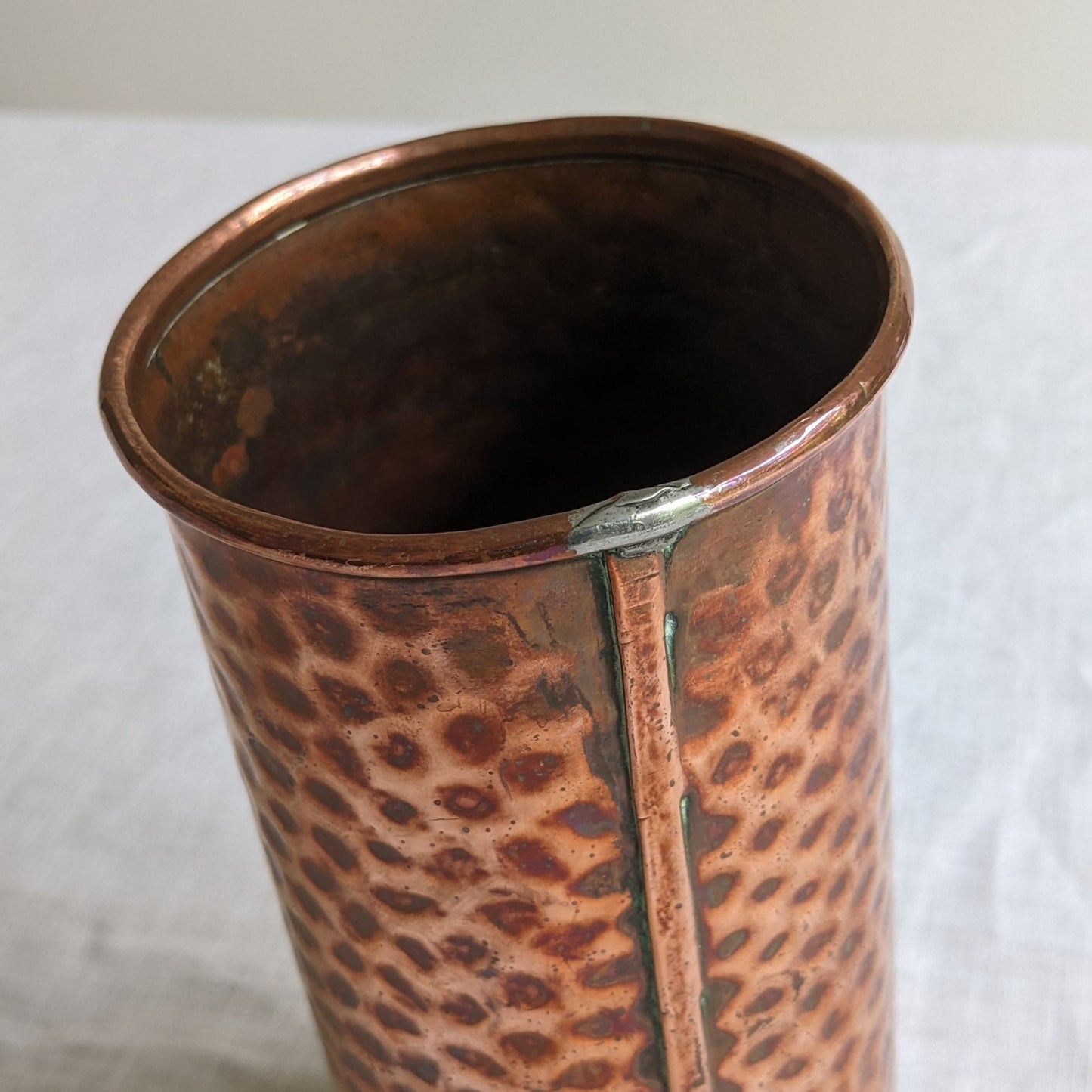 Hammered Copper Vase