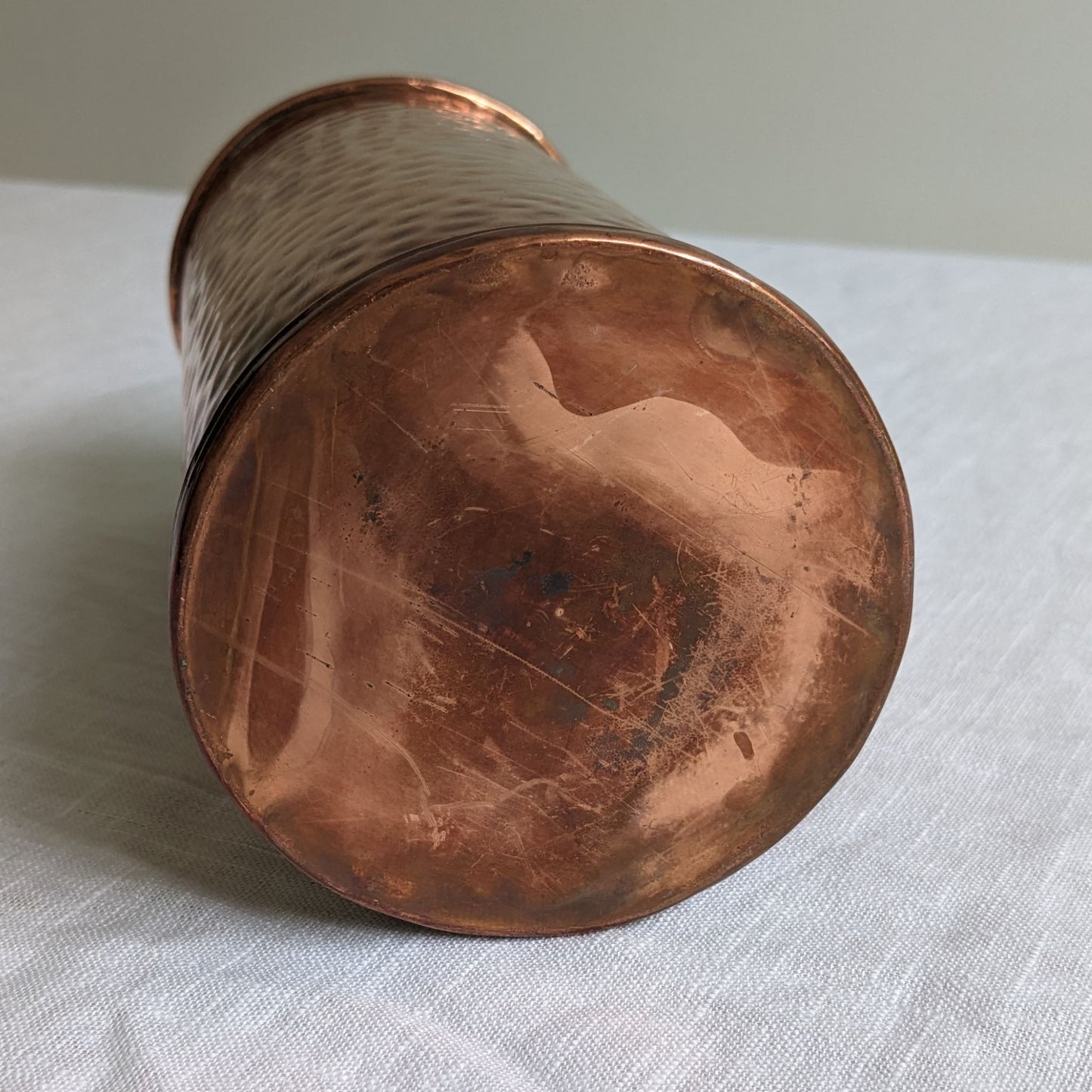 Hammered Copper Vase