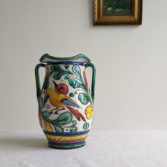 Italian Scraffito Vase