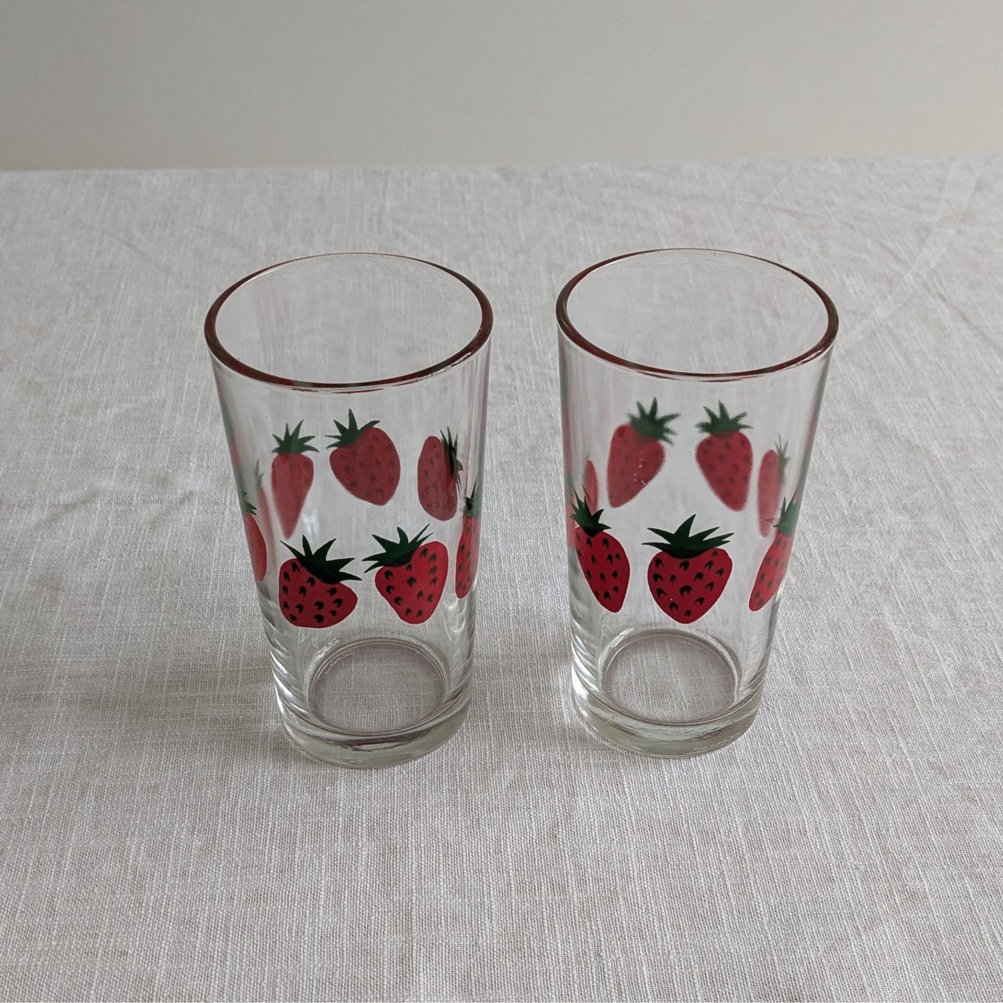 Italian Strawberry Glasses