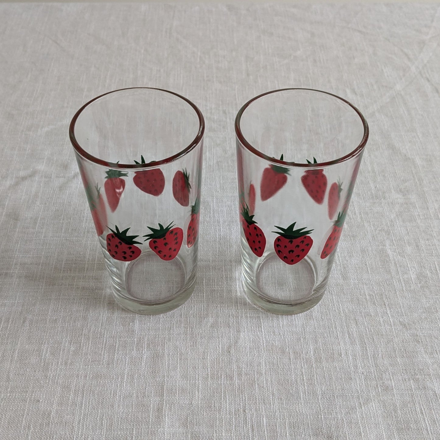 Italian Strawberry Glasses