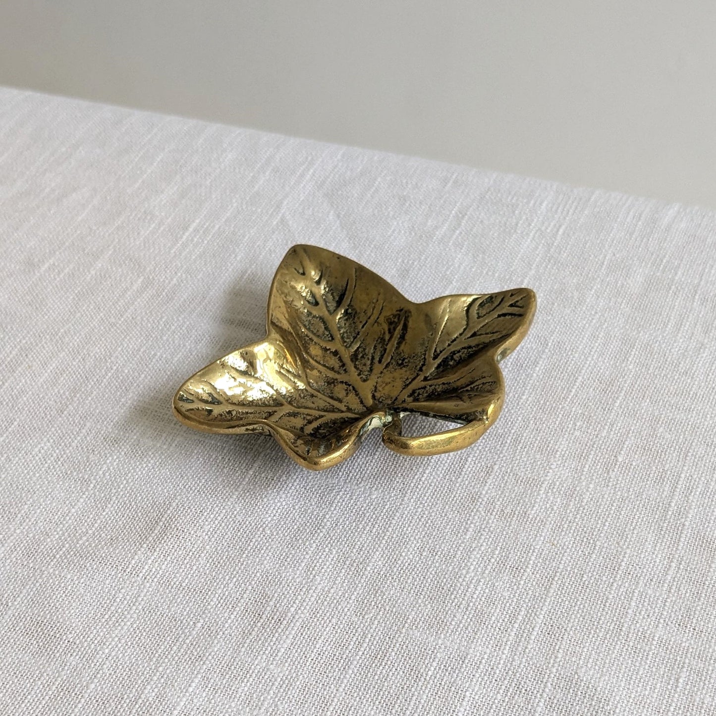 Brass Ivy Leaf Dish