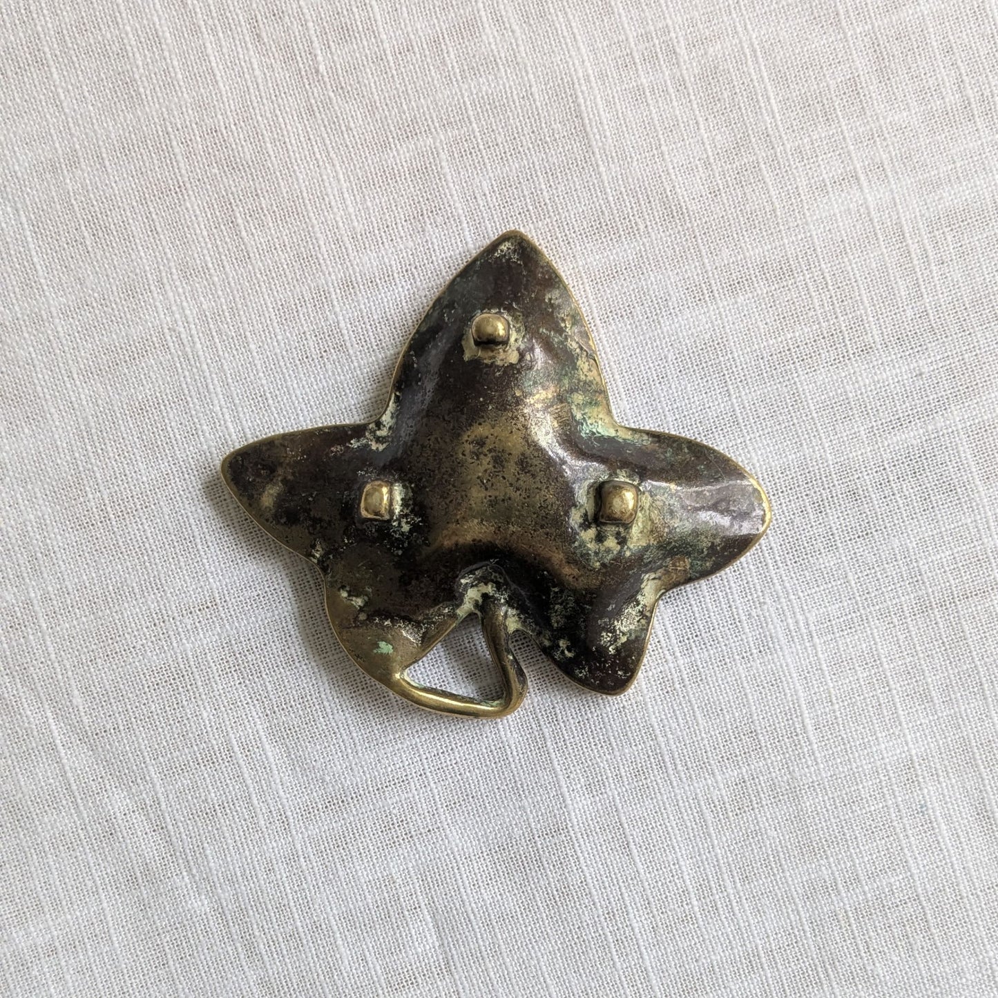 Brass Ivy Leaf Dish