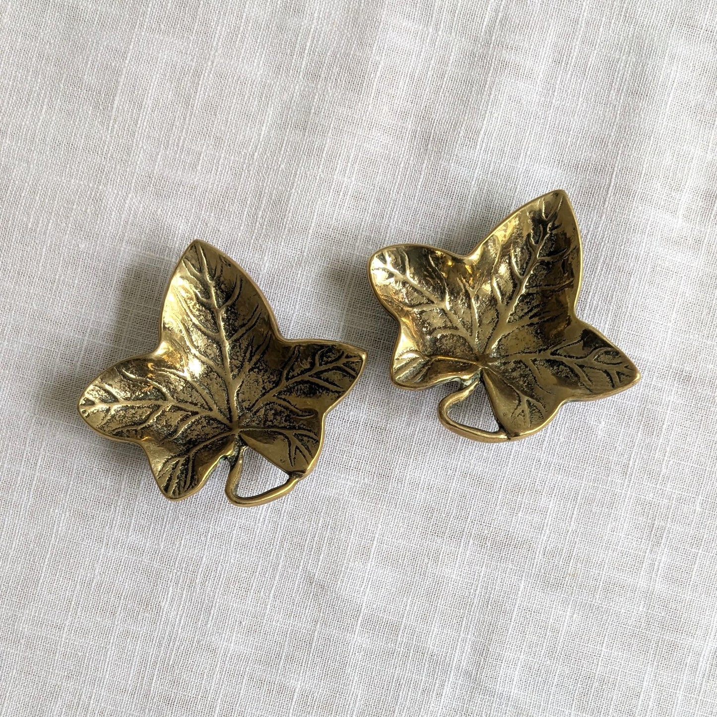 Brass Ivy Leaf Dish