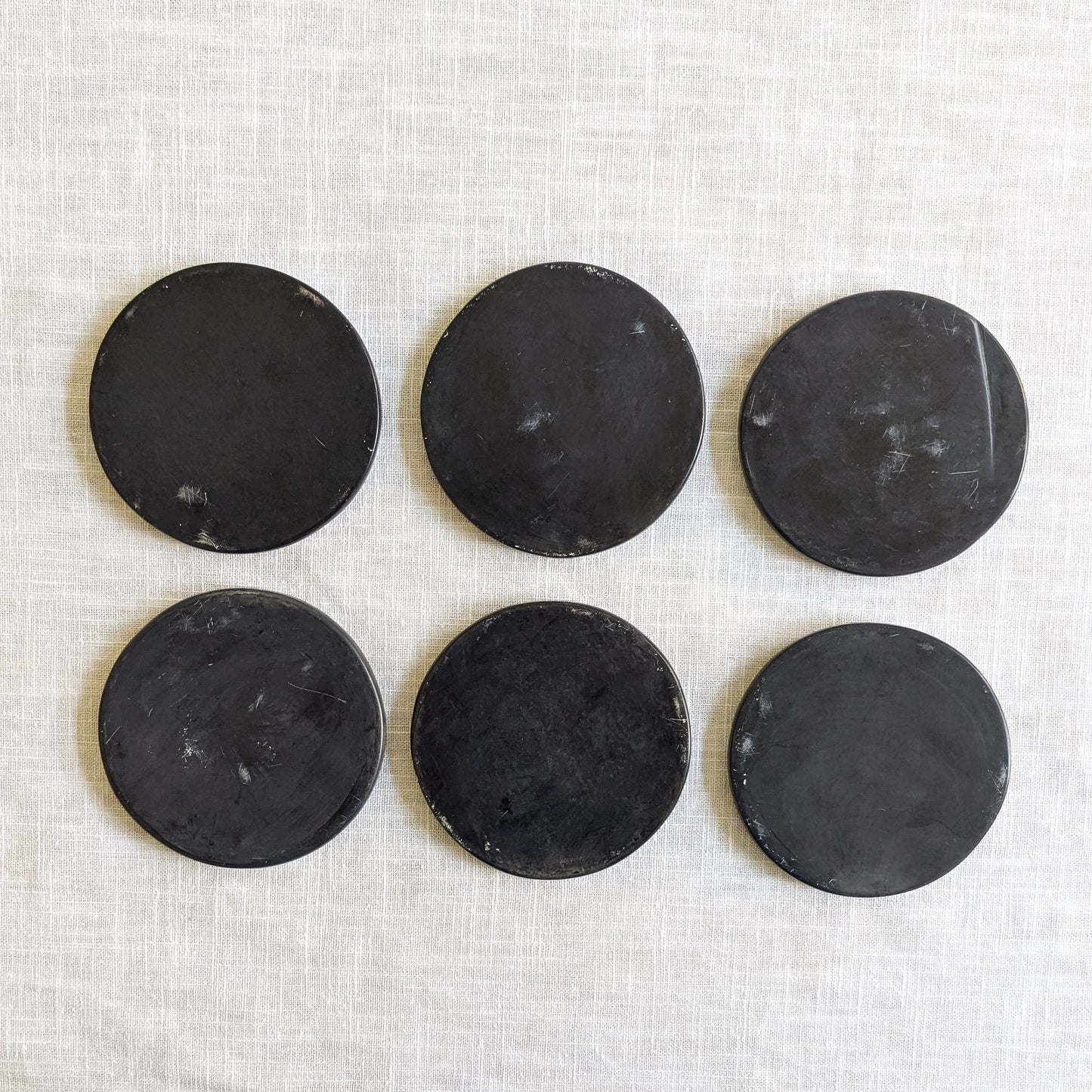 Fish Design Soapstone Coasters