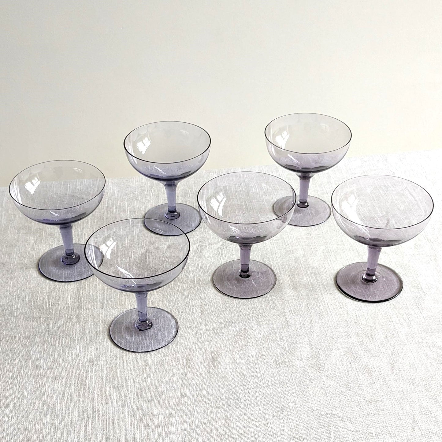 Mid Century Lilac Coupes