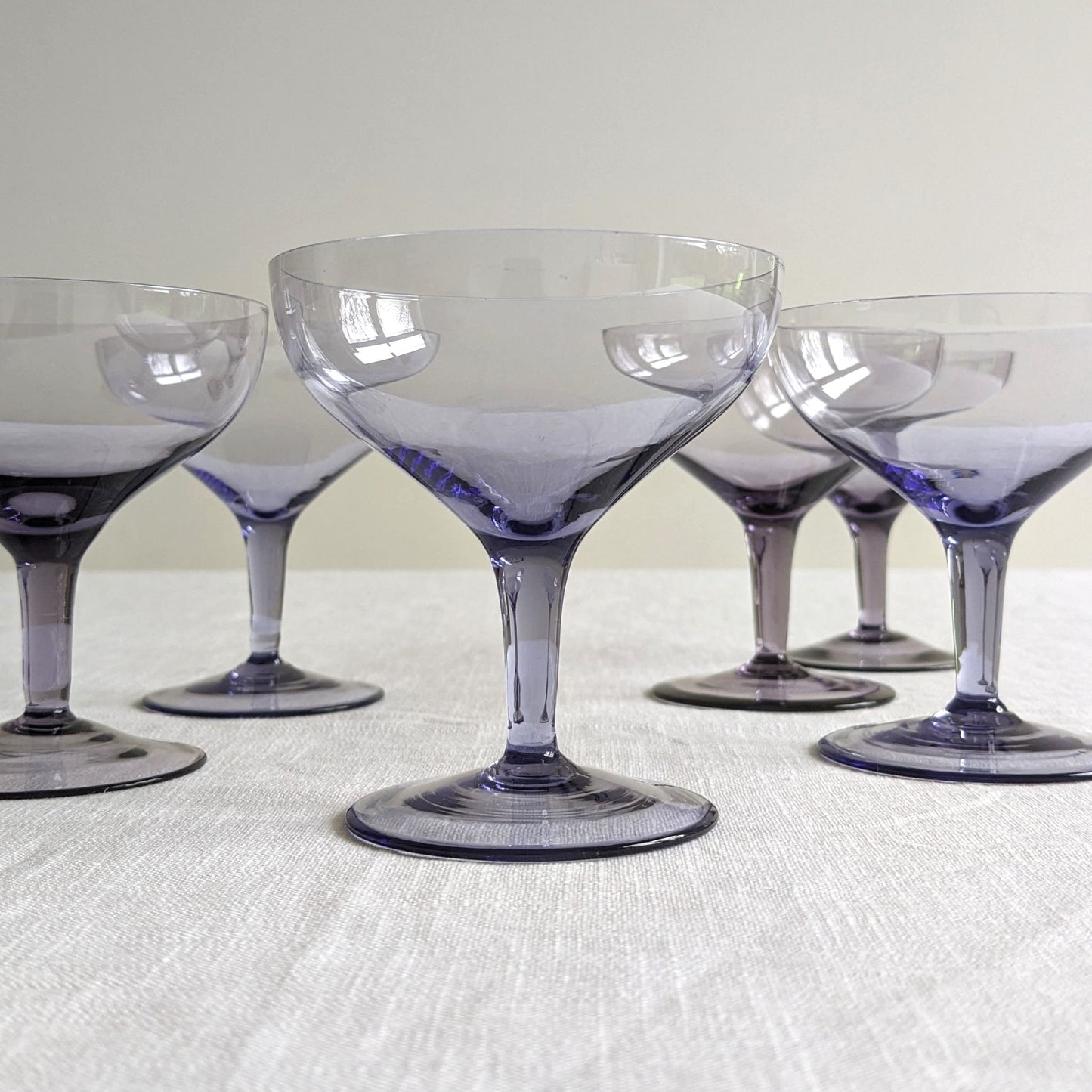 Mid Century Lilac Coupes