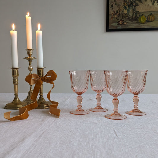 French Rosaline Wine Glasses