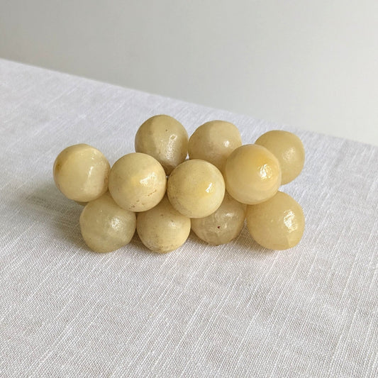 Mid Century Alabaster Grapes