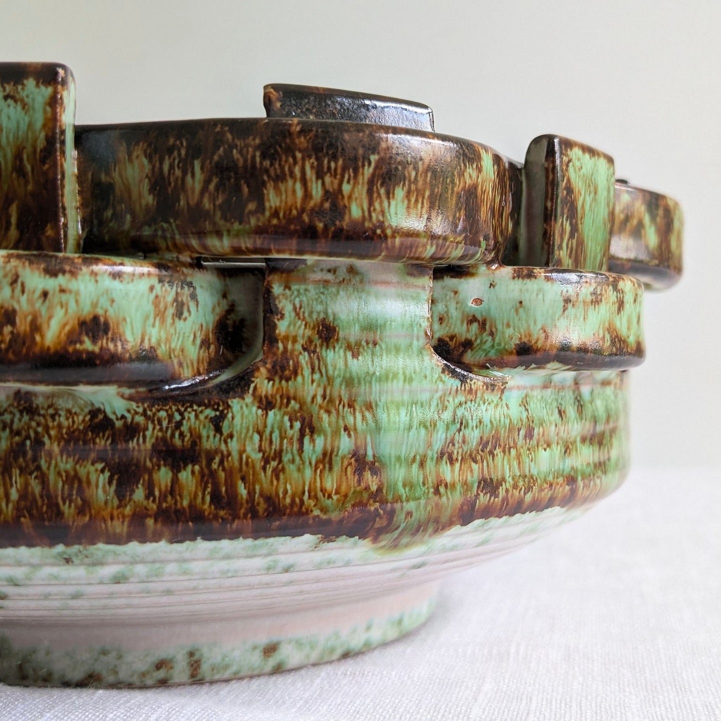 Mid Century Italian Woven Bowl