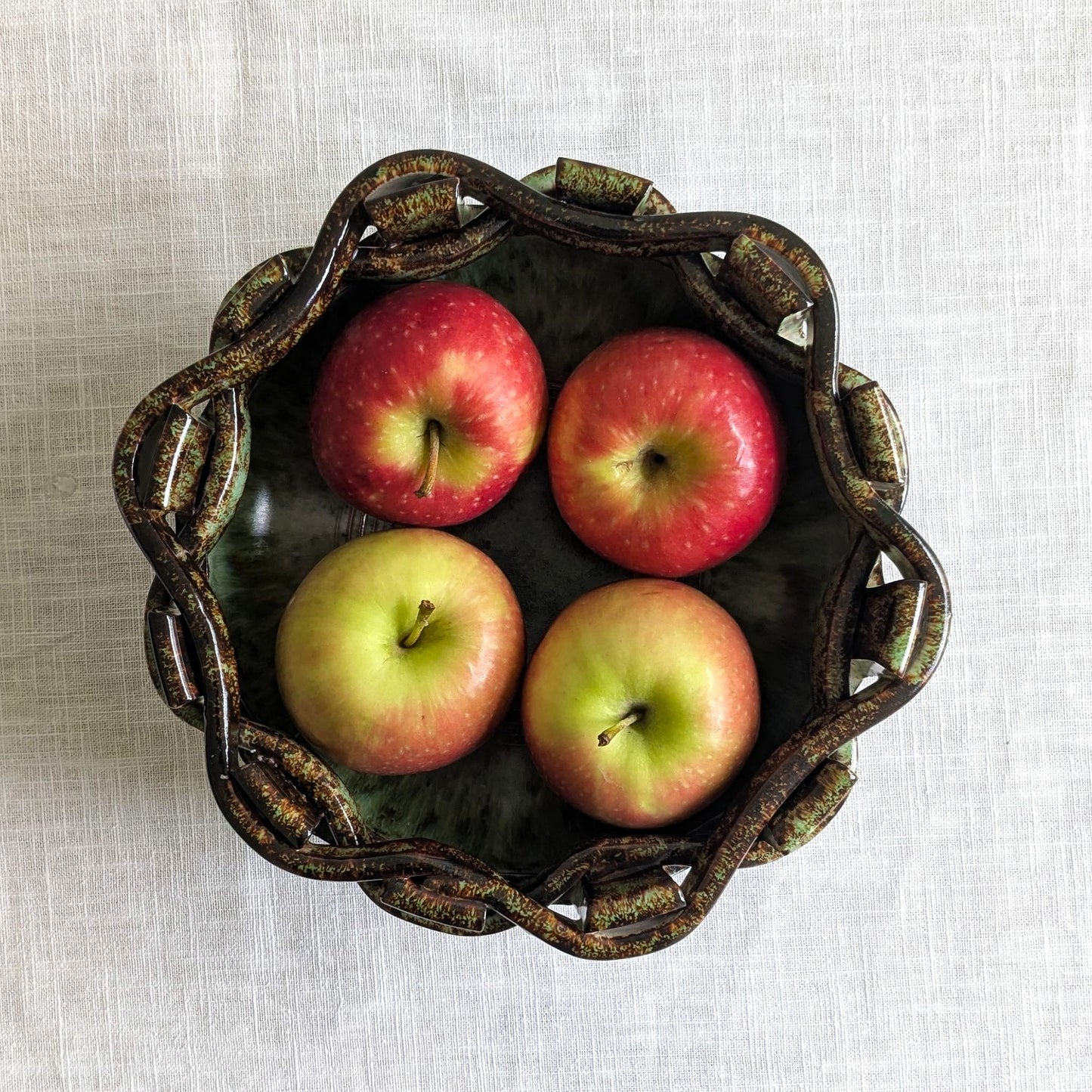 Mid Century Italian Woven Bowl