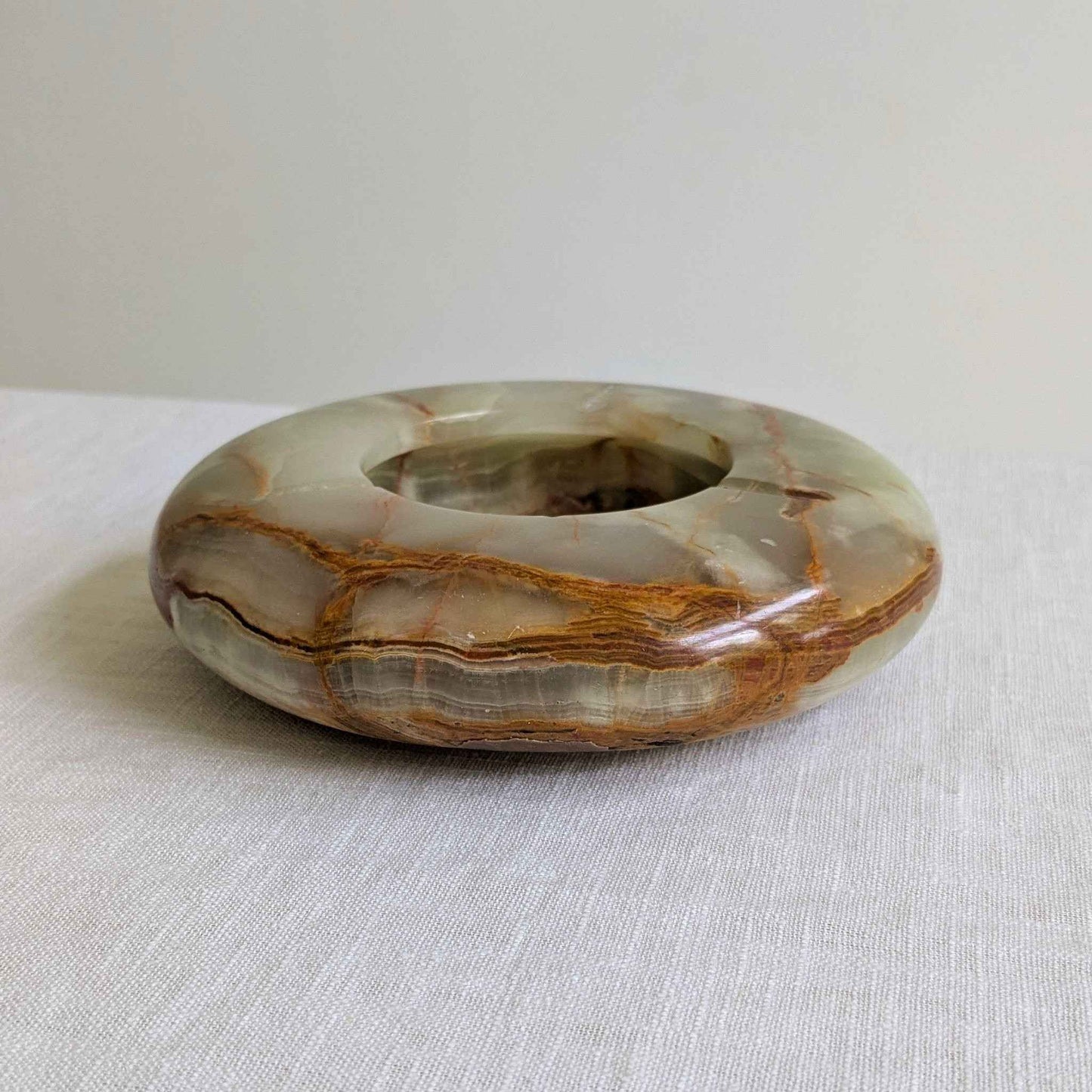 Mid Century Large Onyx Ashtray