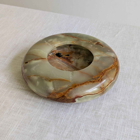 Mid Century Large Onyx Ashtray