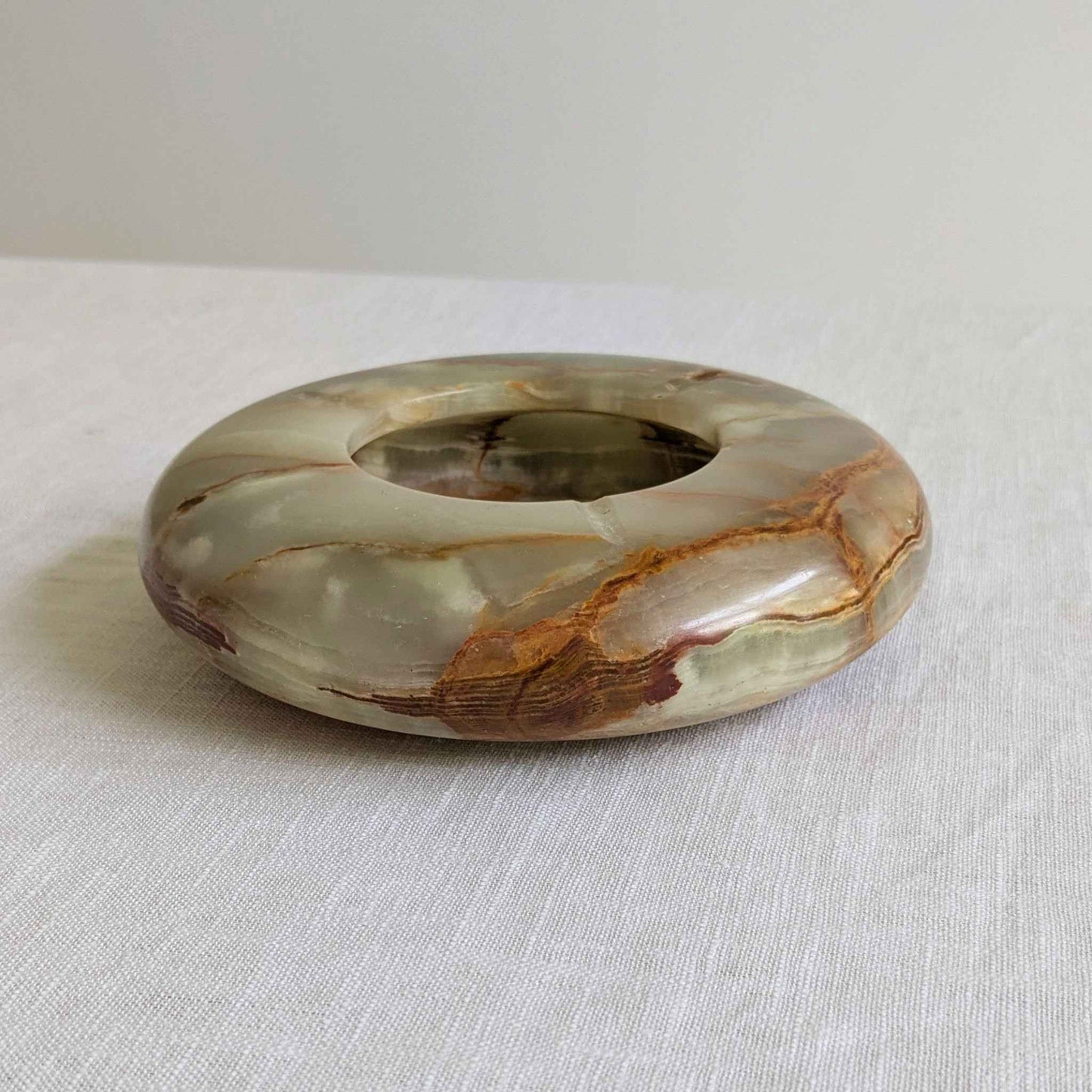 Mid Century Large Onyx Ashtray