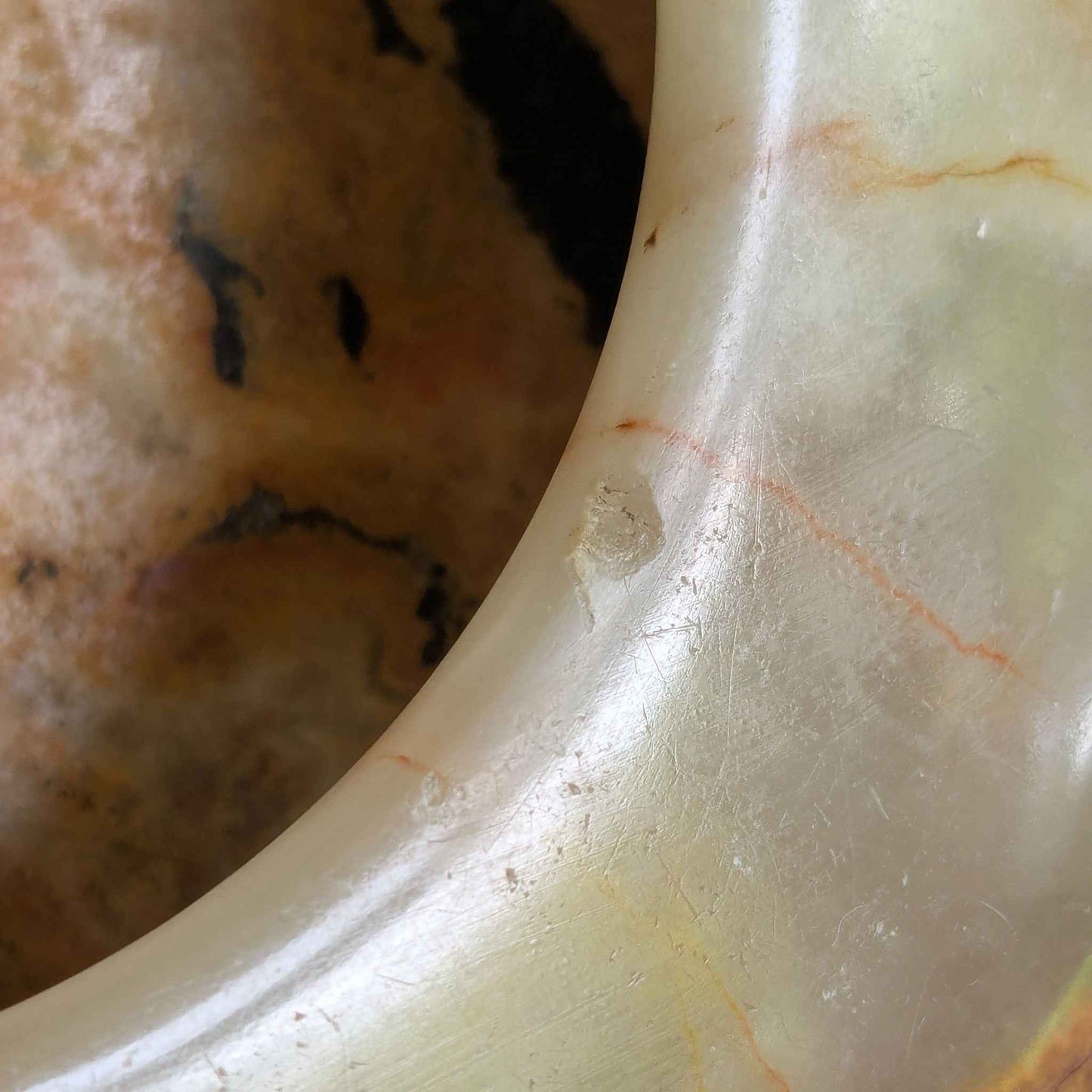 Mid Century Large Onyx Ashtray