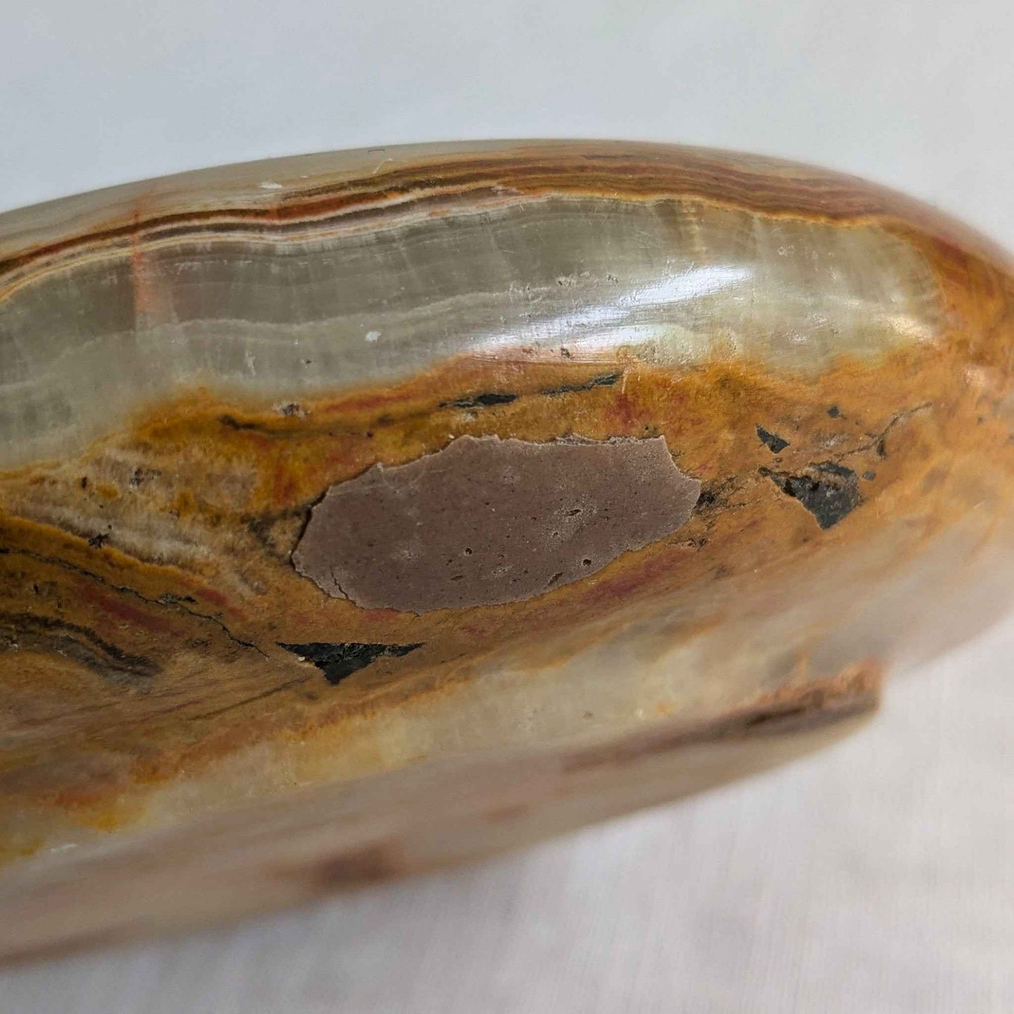 Mid Century Large Onyx Ashtray