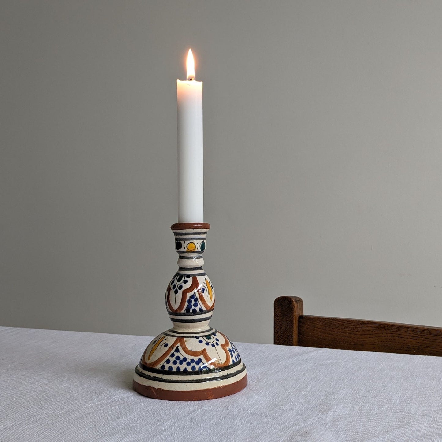 Moroccan Safi Candlestick