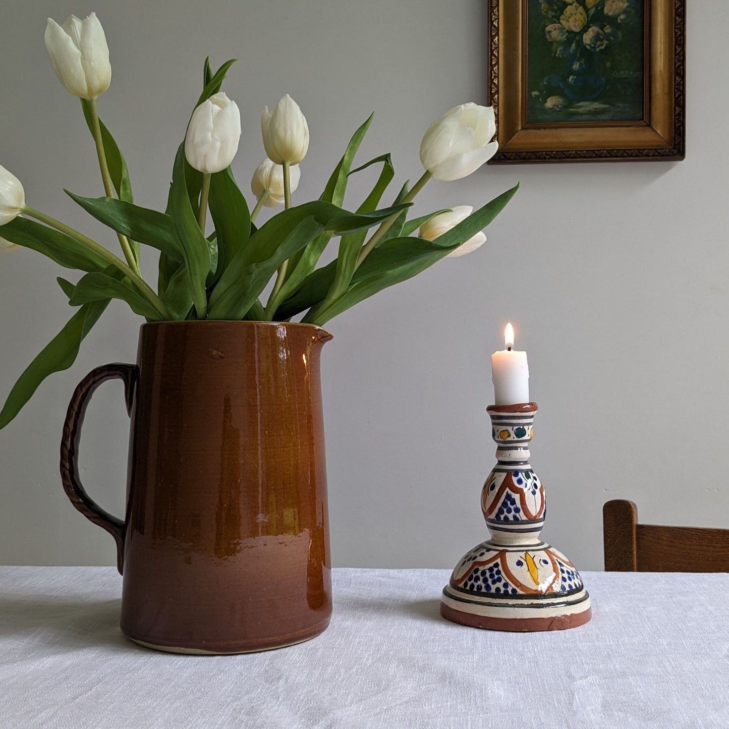 Moroccan Safi Candlestick