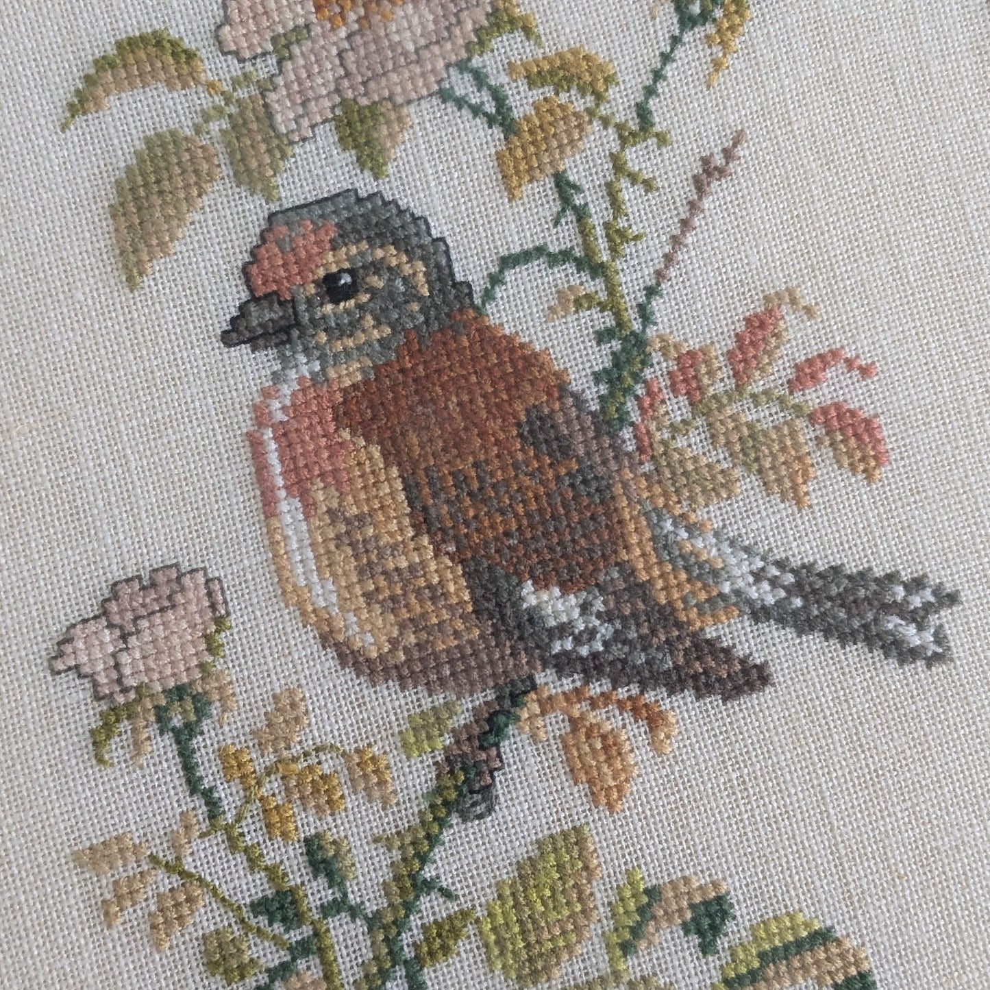 Needlepoint Chaffinch