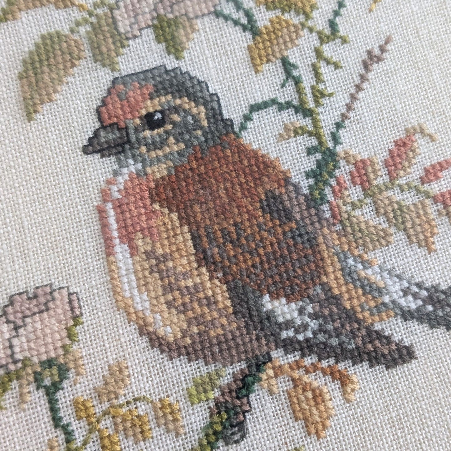 Needlepoint Chaffinch