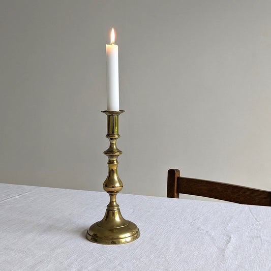 English Brass Candlestick