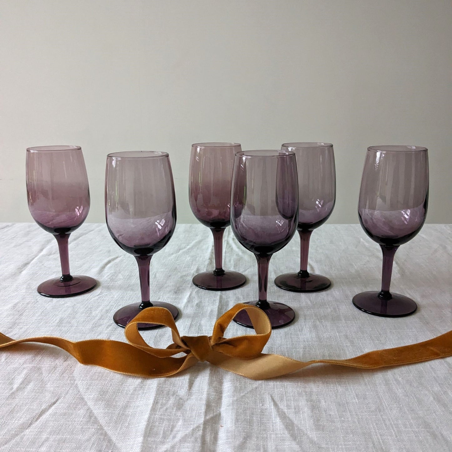 Small Plum Wine Glasses