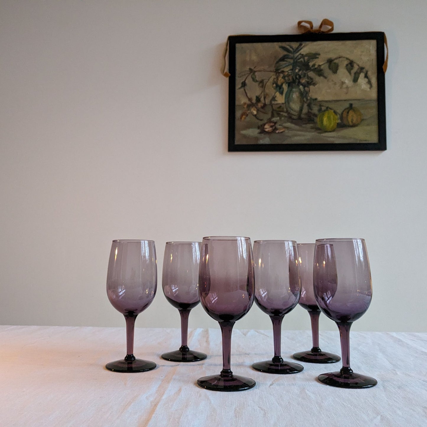 Small Plum Wine Glasses