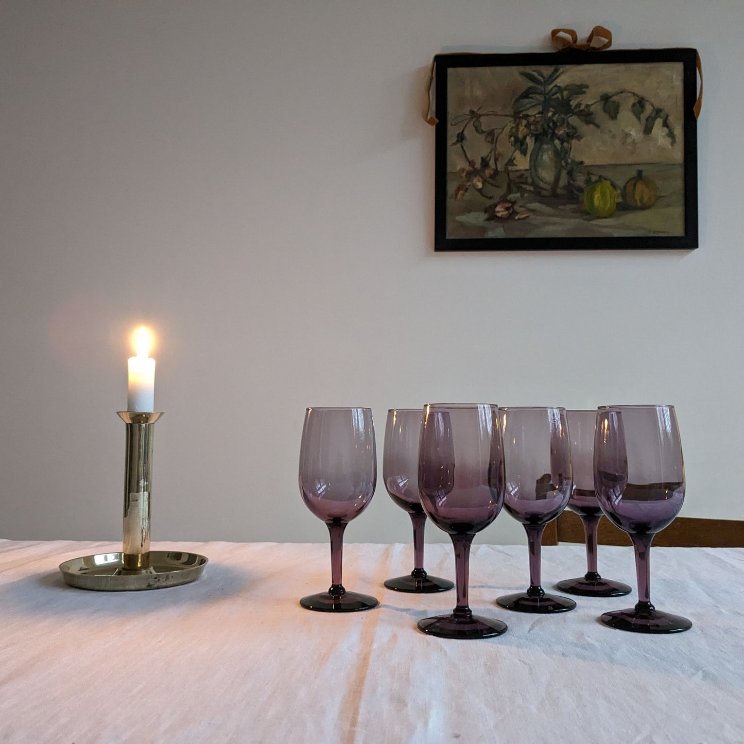 Small Plum Wine Glasses