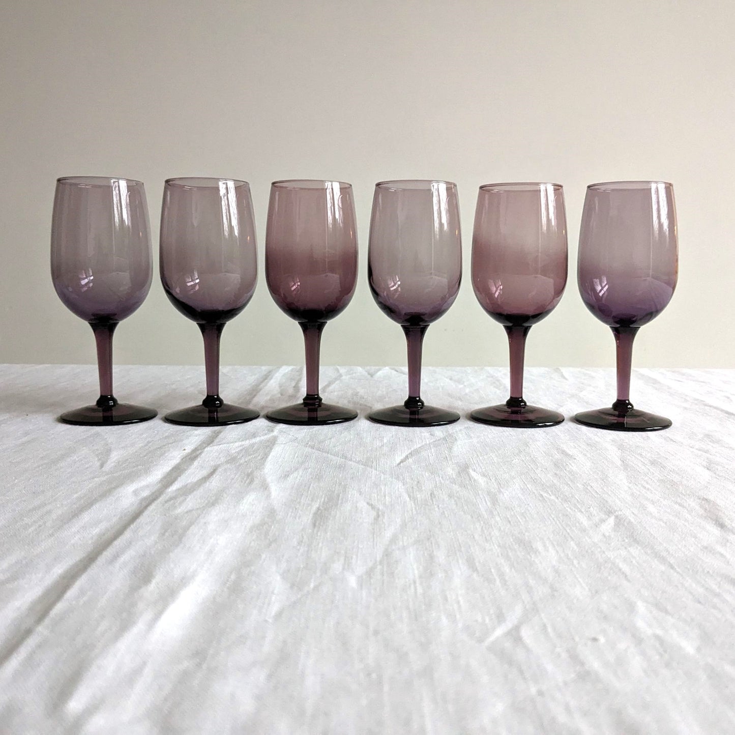 Small Plum Wine Glasses