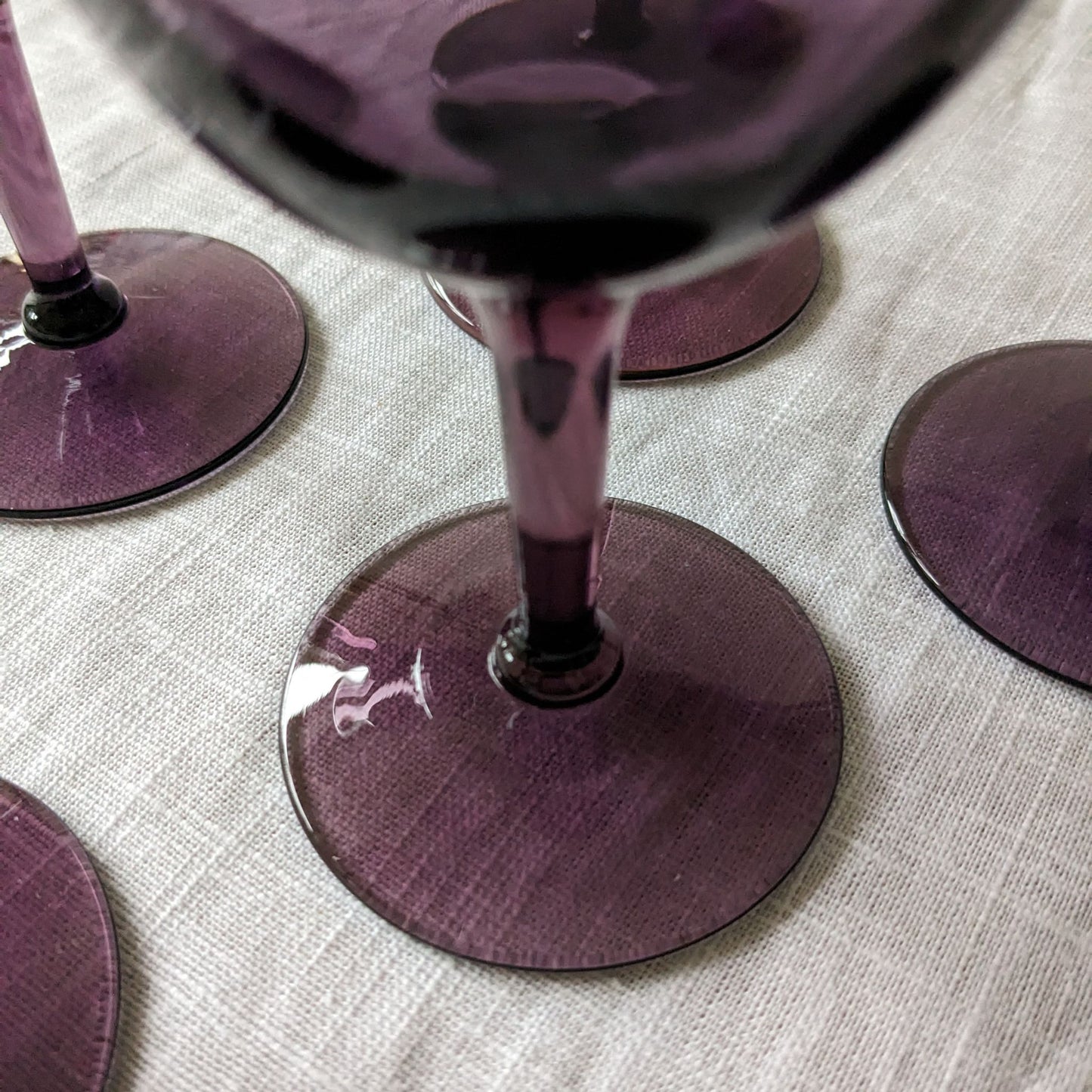 Small Plum Wine Glasses