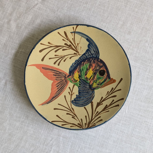 Spanish Blue Fish Plate