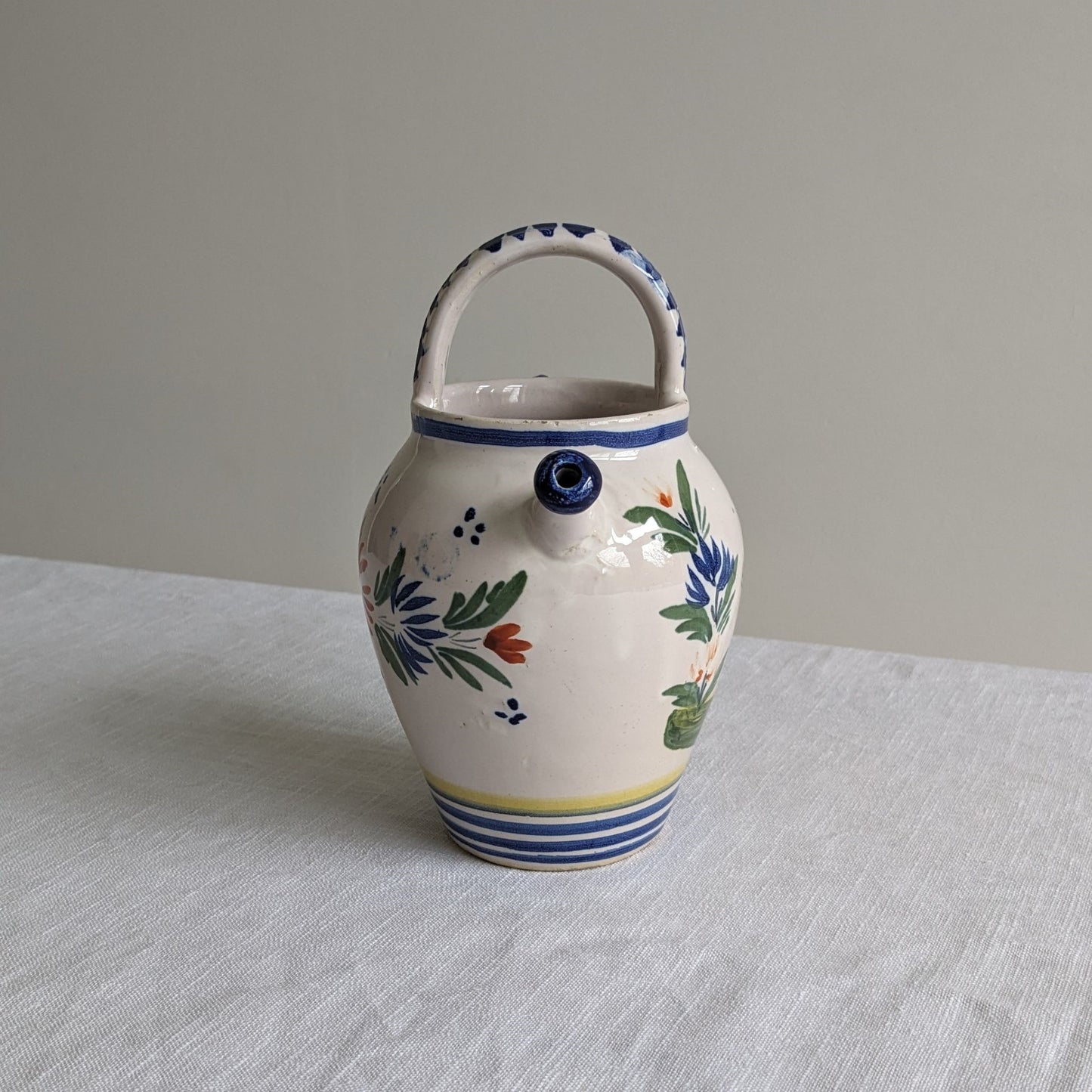 Quimper Pottery Cider Jug