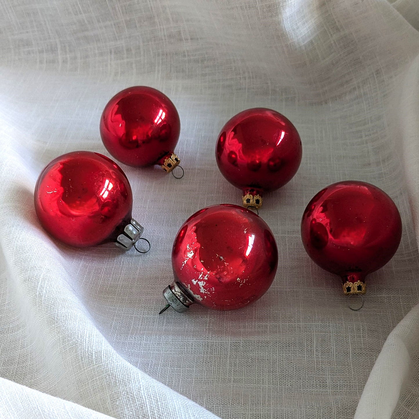 Red Glass Baubles