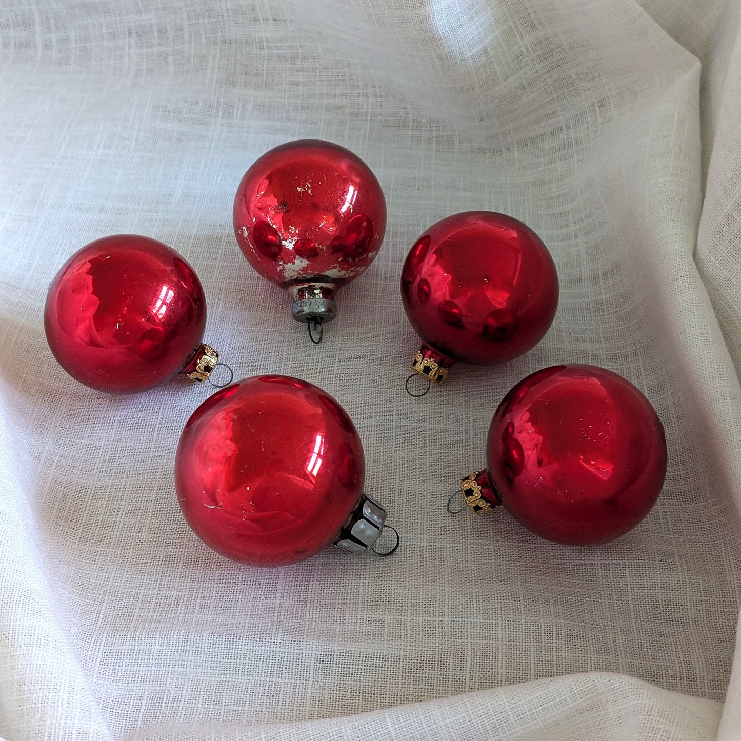 Red Glass Baubles