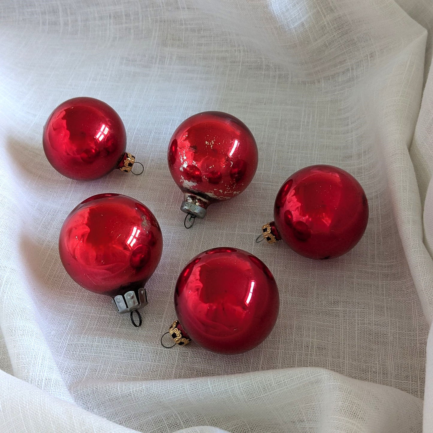 Red Glass Baubles