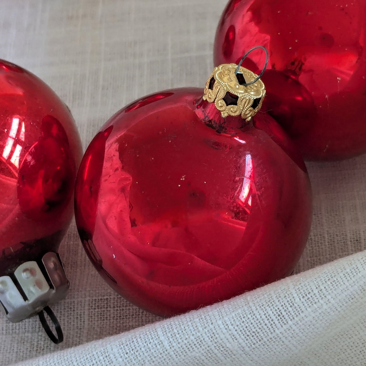 Red Glass Baubles