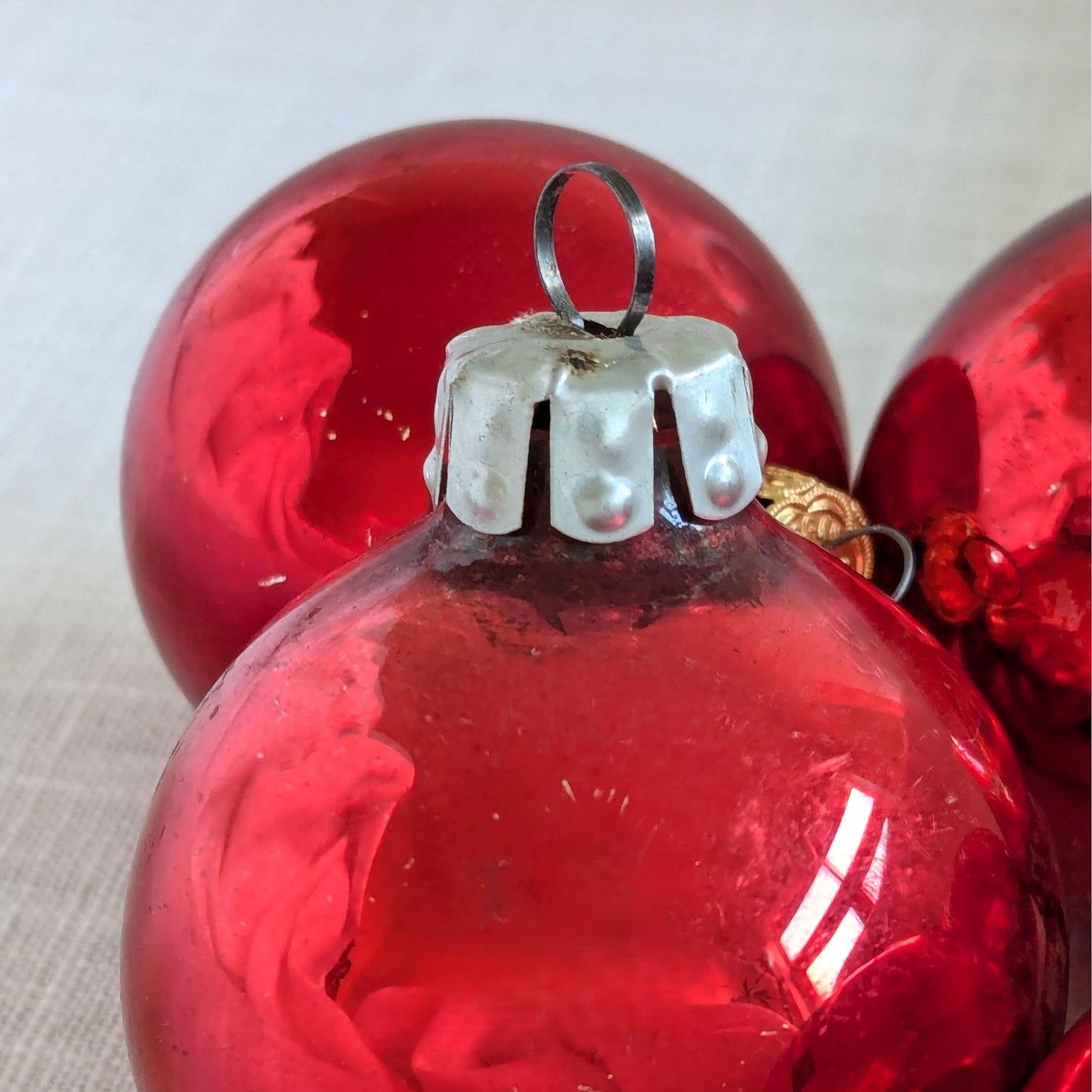 Red Glass Baubles