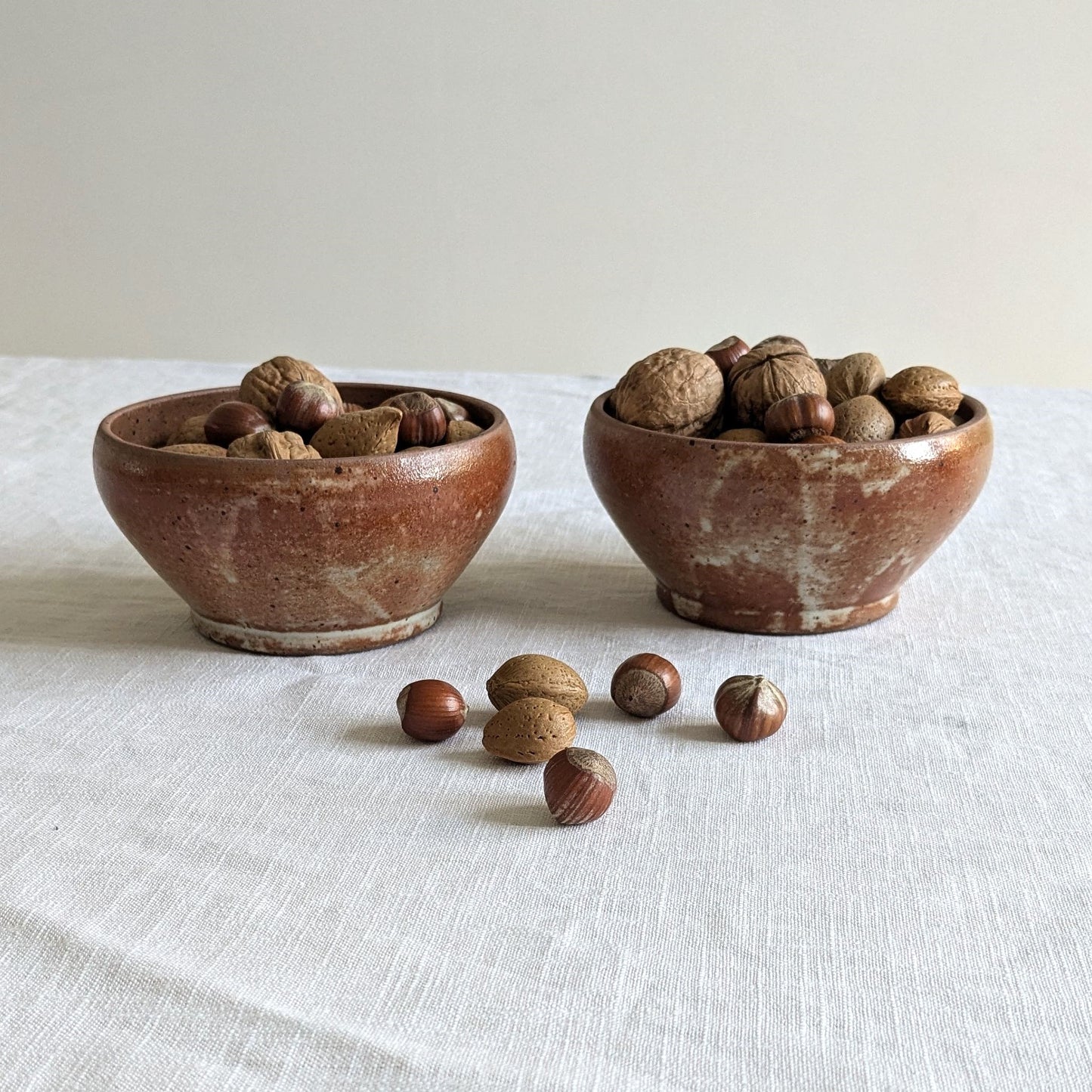 Pair of Rustic Nibble Bowls