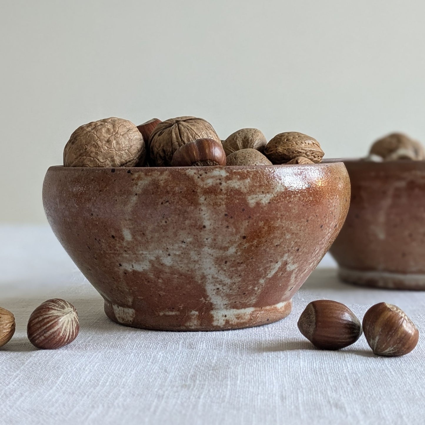 Pair of Rustic Nibble Bowls